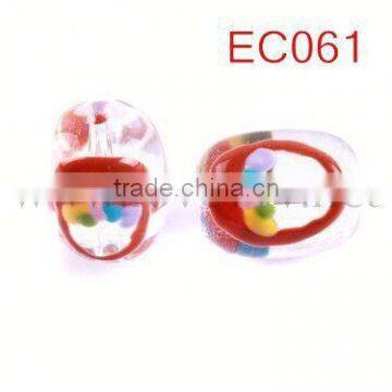 2014 newest style colorful transparent plastic beads