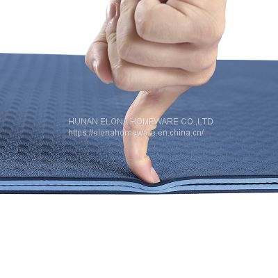 Non Slip Yoga Mat Yoga Exercise Mat Pilates Mat Tpe Eco Friendly Material for Hot Yoga Customized Extra Large Size OEM Logo