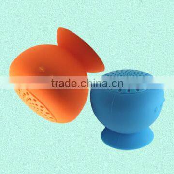 Mini Mushroom Shape Soft PVC Wireless Speaker Mushroom Suction Cup Bluetooth Speaker