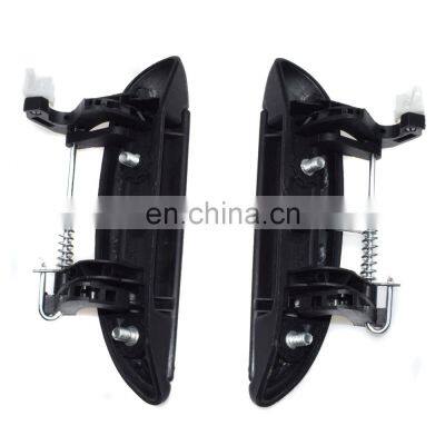 New 2Pcs Outside Door Handle Left & Right Side Black For 02-10 Nissan Platina photo-4