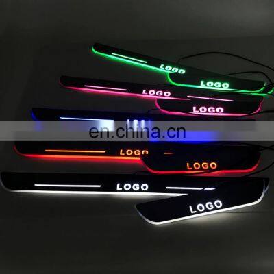 Led Door Sill Plate Strip step light door decoration step for mazda 2 dynamic sequential style