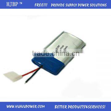 2014 hot sales CE/UL/FCC/RoHS rechargeable 702030 rechargeable lithium polymer battery