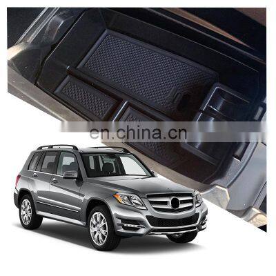 Interior Accessories Parts Silicone Armrest Rest Storage Box Center Control Console Organizer Tray For BENZ GLK X205