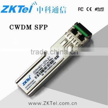 Dual Fiber SFP CWDM PIN 50km 1000base transceiver