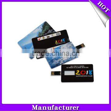 Factory OEM full-color imprinting 1gb 2gb 4gb 8gb 16gb 32gb 64gb credit card usb flash drive