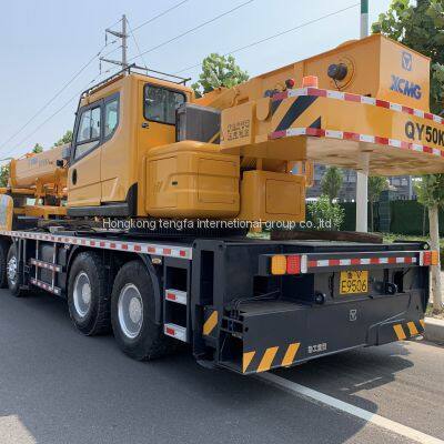 XCMG 50 Ton QY50KA used hydraulic mobile Truck Crane