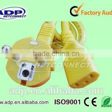 ac 220v 2 pin female male power cord connector