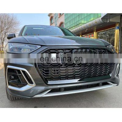 Grille for audi Q5 2021 2022 year upgrade RSQ5 model ABS material grid grill Q5 SQ5 RSQ5