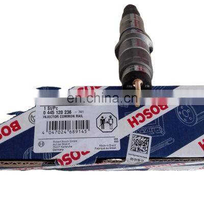 original fuel injector 0445120236 same as 0445120029 0445120125 5263308 6754-11-3102 PC350-7 6754113102