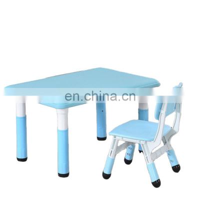 Durable  Wear-resistant Drop-proof And Safe Adjustable Kids Study Table And Chair Set