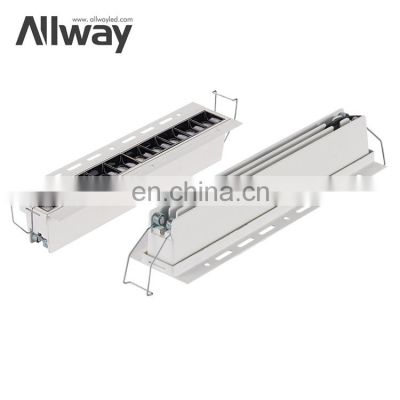 Interior Design Recessed Hall Hospital Office Building 20Watt LED Recessed Linear Downlight