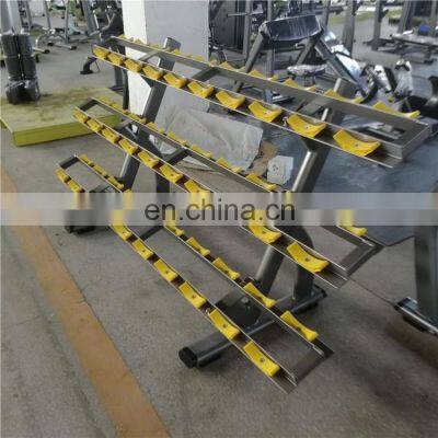 Power Three-Layer Dumbbell Rack Fixed Dumbbell Steel Rack Dezhou Fitness Trainer FH72 Dumbbell Rack