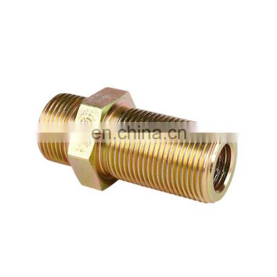 Hydraulic Quick Coupling Fittings Pipe Connection Hydraulic Stainless Steel Straight Fitting