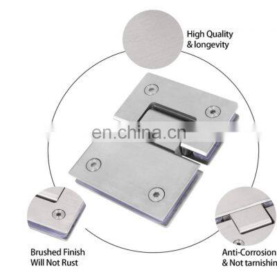 180 degree Solid casting shower door hinge for 6-12 mm tempered glass