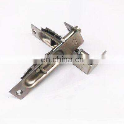 Good Quality Multi Size Stainless Steel Latch Lever Action Flush Slide Door Lock Bolt photo-3