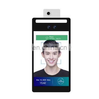 F2-H Android Wall-mounted Camera with Face Recognition Temperature Measurement System Attendance Access Control