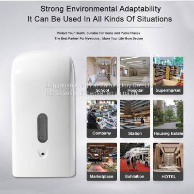 Commercial 1000ML Wall Mounted Large Capacity Automatic Hand Sanitizer Liquid Soap Dispenser photo-2