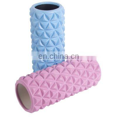 China Long High Density Custom Black Fitness Hollow Pilates Massage Eva Yoga Column Foam Roller