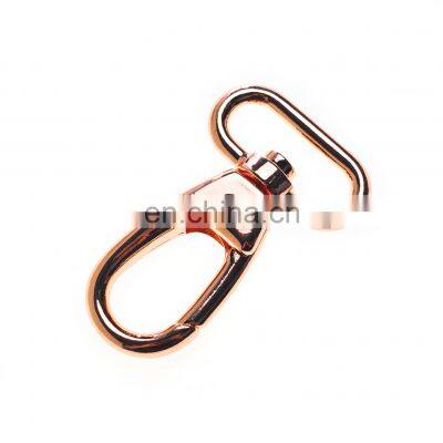Wholesale 2021 Newest Rainbow Color Metal Keychain Custom Snap Hook Buckle Pet Buckle Carabiner Hook photo-3