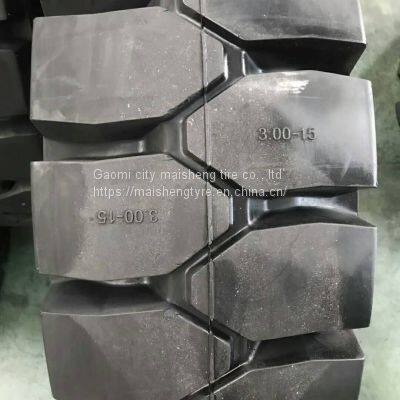 Double money forklift steel wire tire 300R15 315/70R15 port forklift tire