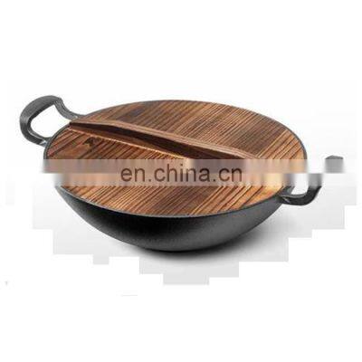 Non-stick Restaurant Cooking Cast Iron Chinese Wok