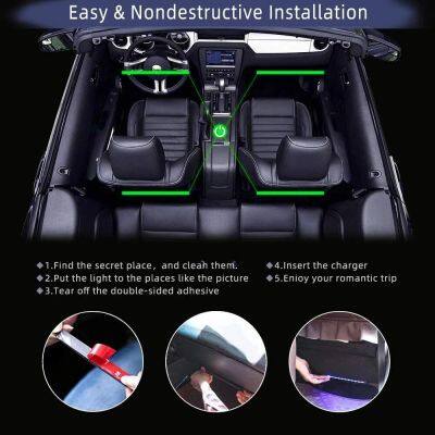 Auto Interior Atmosphere Music Light Car RGB LED Strip Light Decorative dreamcolor waterproof Atmosphere Lamps