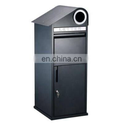 Postal Secure Waterproof Outdoor Top Opening Standalone Courier Parcel Delivery Box With Anti Theft Lock photo-2