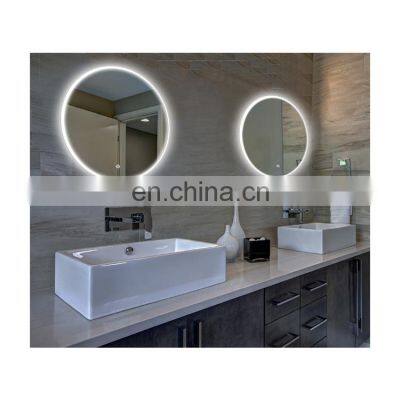 Hotel Silver 5mm Wall Mounted Oval Bathroom Smart Decorative Mirror photo-5