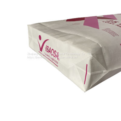 custom 25kg tile adhesive bags pp valve bag tile adhesive packaging bag custom logo