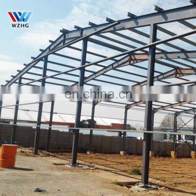 Cheap Warehouse Large Space Portable Warehouse Metal Building Prefabricated Steel Structure Goat Farm Building French photo-3