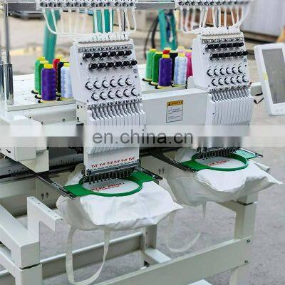 Automatic 4 Head Embroidery Machine Computer Flat Cloth T-shirt Embroidery Machine Price photo-4