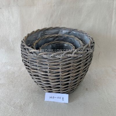 Custom Made Wicker Picnic Fruit Storage Basket Wholesale Eco Friendly