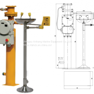 Explosion-proof Electrically Heated Vertical Eyewash