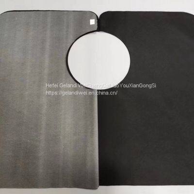 Disposable Non-woven Black Barber Bib Hair Tools Dyed Hair Wai Cloth Waterproof Dustproof Thickening photo-4