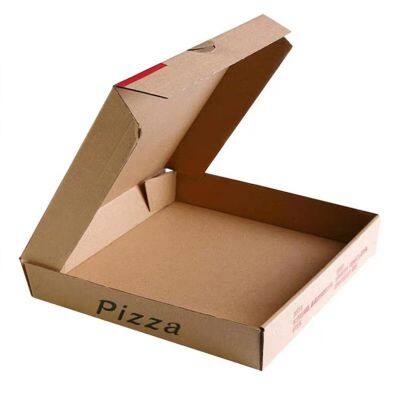 Customizable logo disposable kraft paper box pizza box