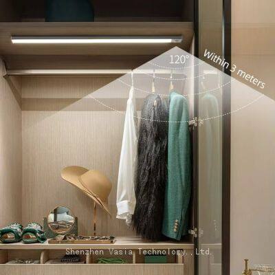 Motion Activated 4000K Neutral White LED Strips - Waterproof Under Cabinet Lighting for Artwork Display