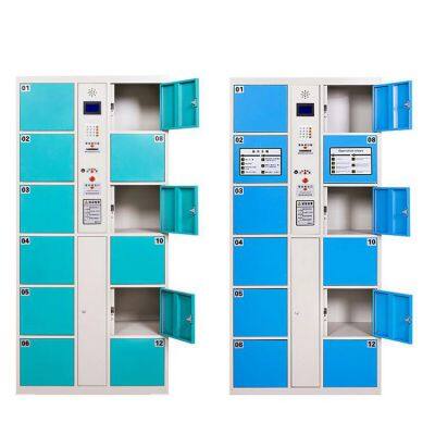 Commercial Smart Locker System for Shopping Malls – 12/24/36 Door Steel Storage Cabinet With Barcode Access | Bulk Order Available photo-4