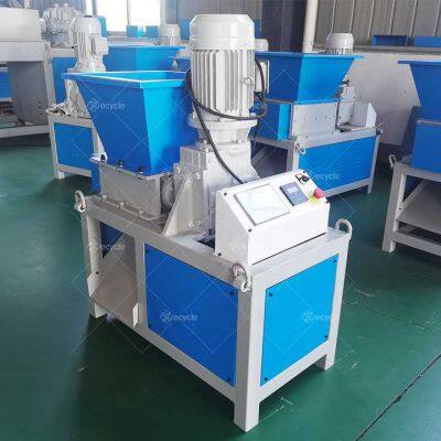 Small Scrap Metal Crusher Solid Waste Plastic Bottle Two Shaft Mini Shredder Metal Shredder Machine photo-2