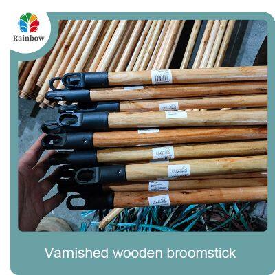 2025 Popular Varnished Broomstick China Wholesale Price Wooden Handle for Broom&dustpans