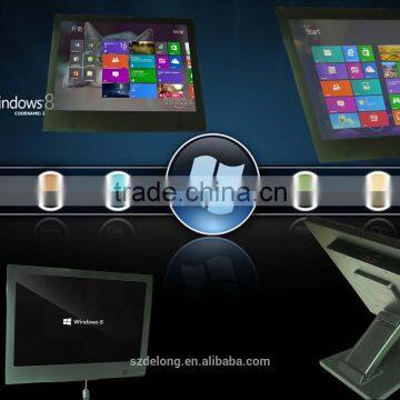 Cheap 17 inch pc touch screen all in one kiosk price support Win 8/XP, Linux