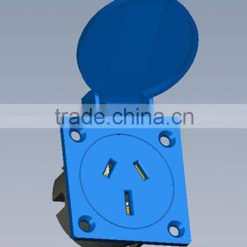 Professional Nylon Australia Waterproof Socket/New-zealand Waterproof Socket Outlet/Argentina Waterproof Socket photo-2