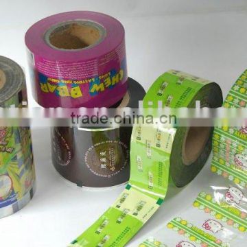 chocolate plastic roll film