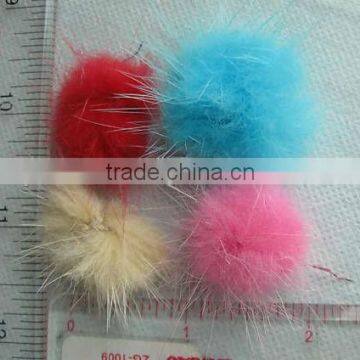 MULTICOLOR Fur Balls, Sewing Notion, Pom Poms 8pcs Clearance Sale