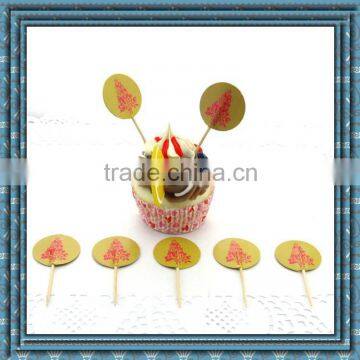 SGS cupcake liner with wooden topper/cupcake kit