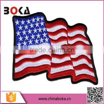 BOKA embroidery flag of the United States patches factory direct sell applique