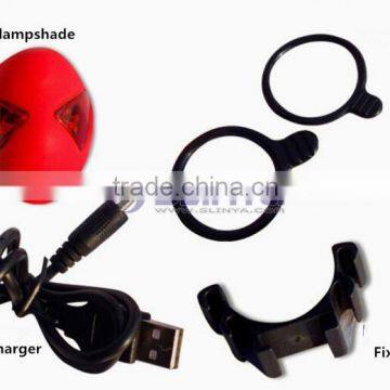 2 LED 4 Color Option ABS Material Alien Shape Bike Light Spider Tail Light photo-2