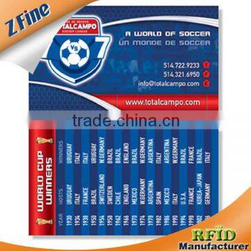 numbered plastic RFID business chip card