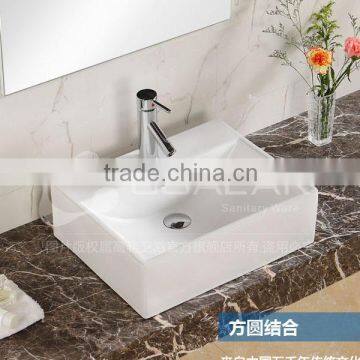 GA-3020 Ceramic bathroom heart shape sink