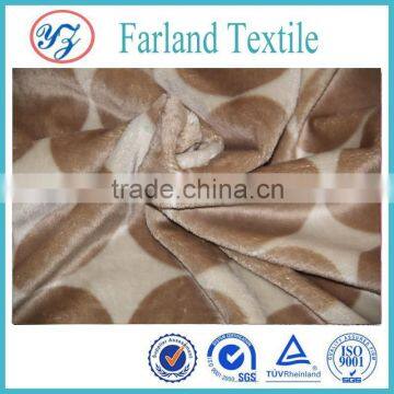 cheap and fine Single face printed Flannel fabric for western mattress