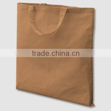 2016 Caramel Cotton Carrier Bags With Short Handles